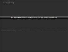 Tablet Screenshot of ecm28.org